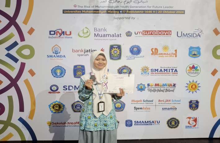 Inilah Siswi Smedaka Raih Special Award Kategori Pidato Bahasa Arab di Ajang Muhammadiyah Education