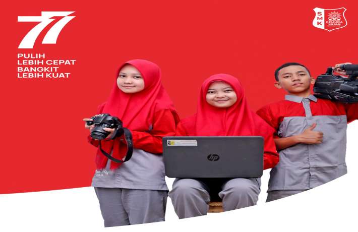 MEMERIAHKAN HUT RI KE 77 SMK PEMUDA KRIAN